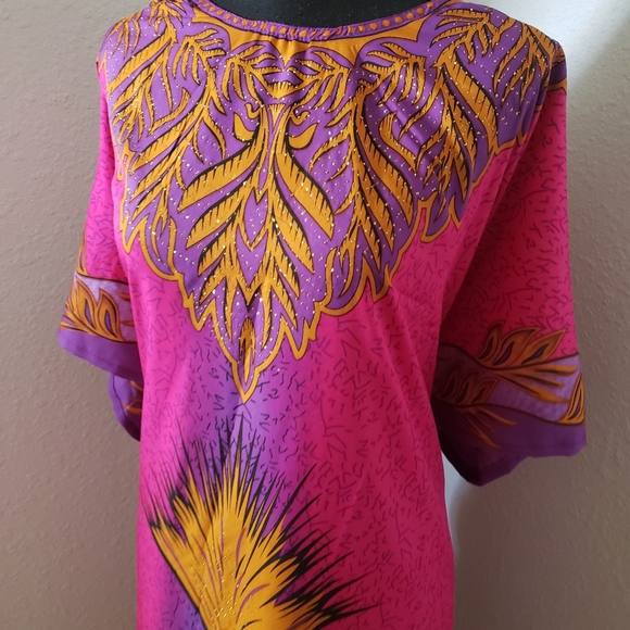 Just In: New Fuschia Kaftan Abaya Cover-up D… - Picture 4 of 14